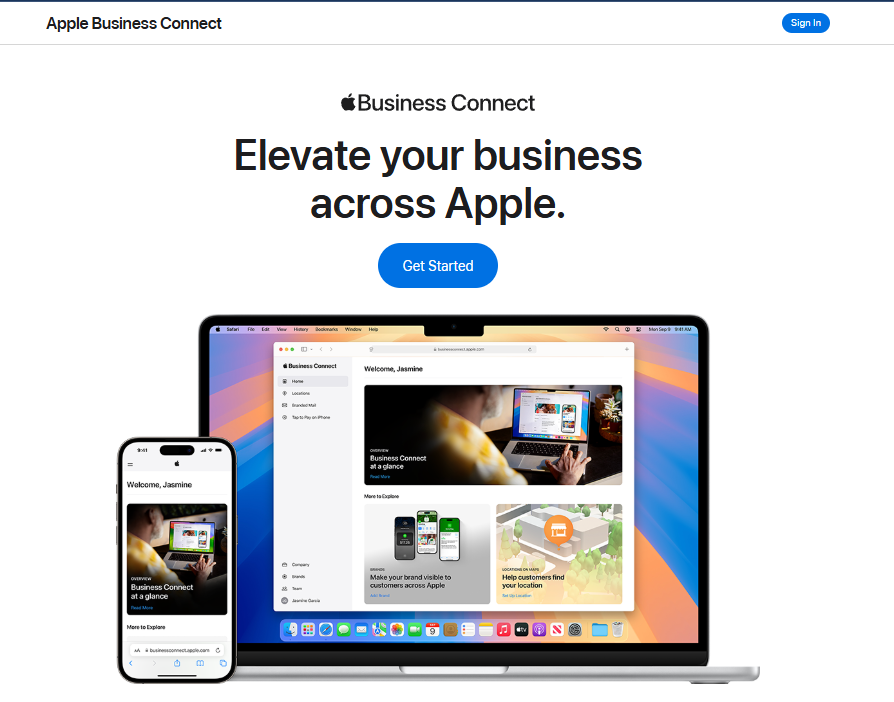 Apple Business Connect